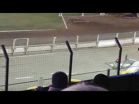 Danny King crash. Ipswich Witches-Peterborough Panthers. KOCup. 26.10.17. D. King, Lambert, Harris