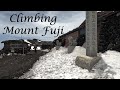 Climbing Mount Fuji Off Season With No Traffic