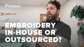 Bringing Embroidery In-House vs. Outsourcing It