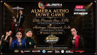 Download lagu LIVE KARIYO BUDOYO - ALMERA AUDIO DUWE GAWE - WEDDING DILA & MARTENGGA - OCTOPOSE MEDIA mp3