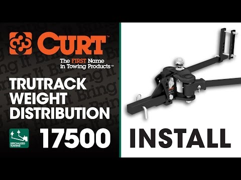 CURT TruTrack™ 4P Weight Distribution Hitch Installation