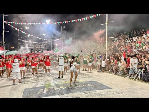 Comparsa Rafaga 2026 - Ensayo técnico realizado en el corsódromo de Concordia