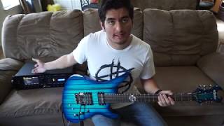 Video thumbnail for Schecter Synyster Gates USA Custom Shop (Trans Blue Burst) Unboxing! by Hector Trejo
