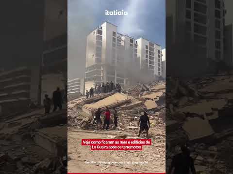 IMPRESSIONANTE: VEJA COMO FICARAM AS RUAS E EDIFÍCIOS DE LA GUAIRA APÓS OS TERREMOTOS