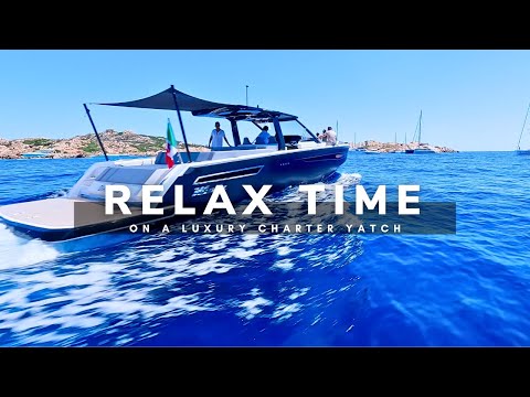 Relax on a Luxury Yacht in Sardinia - FPV fly in sea paradise