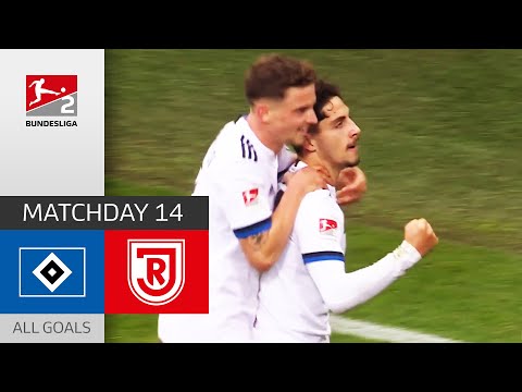 HSV Celebrate Goal Fest | Hamburger SV - Jahn Regensburg 4-1 | All Goals | MD 14 - Bundesliga 2