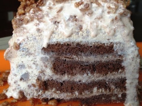 Multi layered Ice-cream Cake ( cake sheets made on stove top) | Poonam's Kitchen