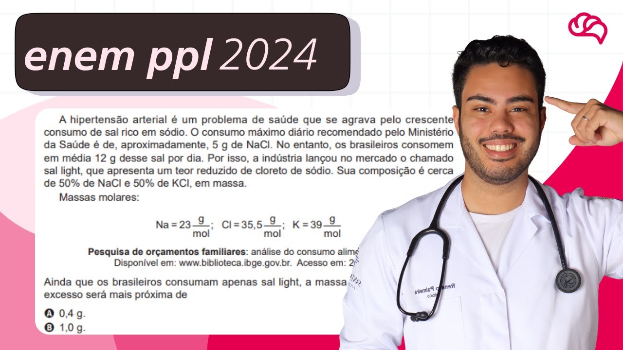 Resolução em Vídeo — Questão 106 ENEM 2024 PPL