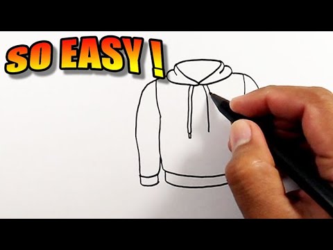3rd YouTube video about how to draw a hoodie