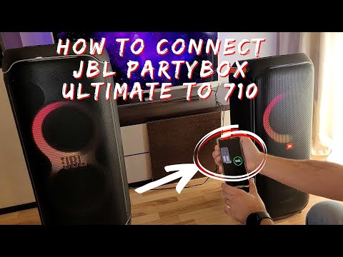 How to Connect JBL Partybox Ultimate to 710?  How to connect 2 different speakers thru Bluetooth!