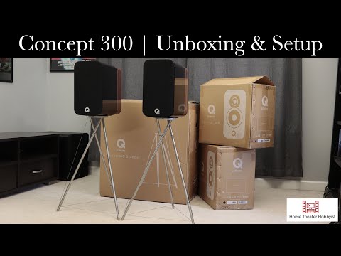 Q Acoustics Concept 300 & Speaker Stand | Unboxing, Setup, and Overview