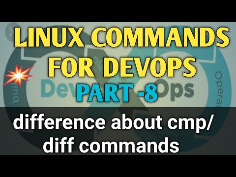 Linux Cmp And Diff Commandslinux Commands For Devops Difference Between Cmp And Diff