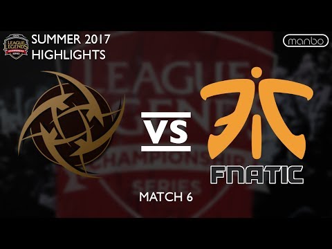 NIP vs FNC Game 2 Highlights EU LCS Summer 2017 Ninjas in Pyjamas vs Fnatic LoL eSports