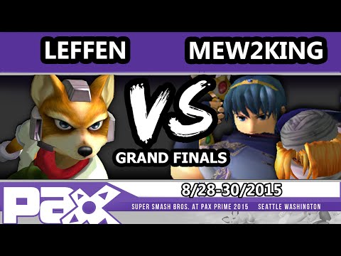 PAX Prime 2015 - Mew2King (Sheik, Marth) Vs. Leffen (Fox) - Grand Finals