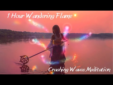 Final Fantasy X Wandering Flame extended 1 Hour | Crashing Waves Meditation | Sleep Music