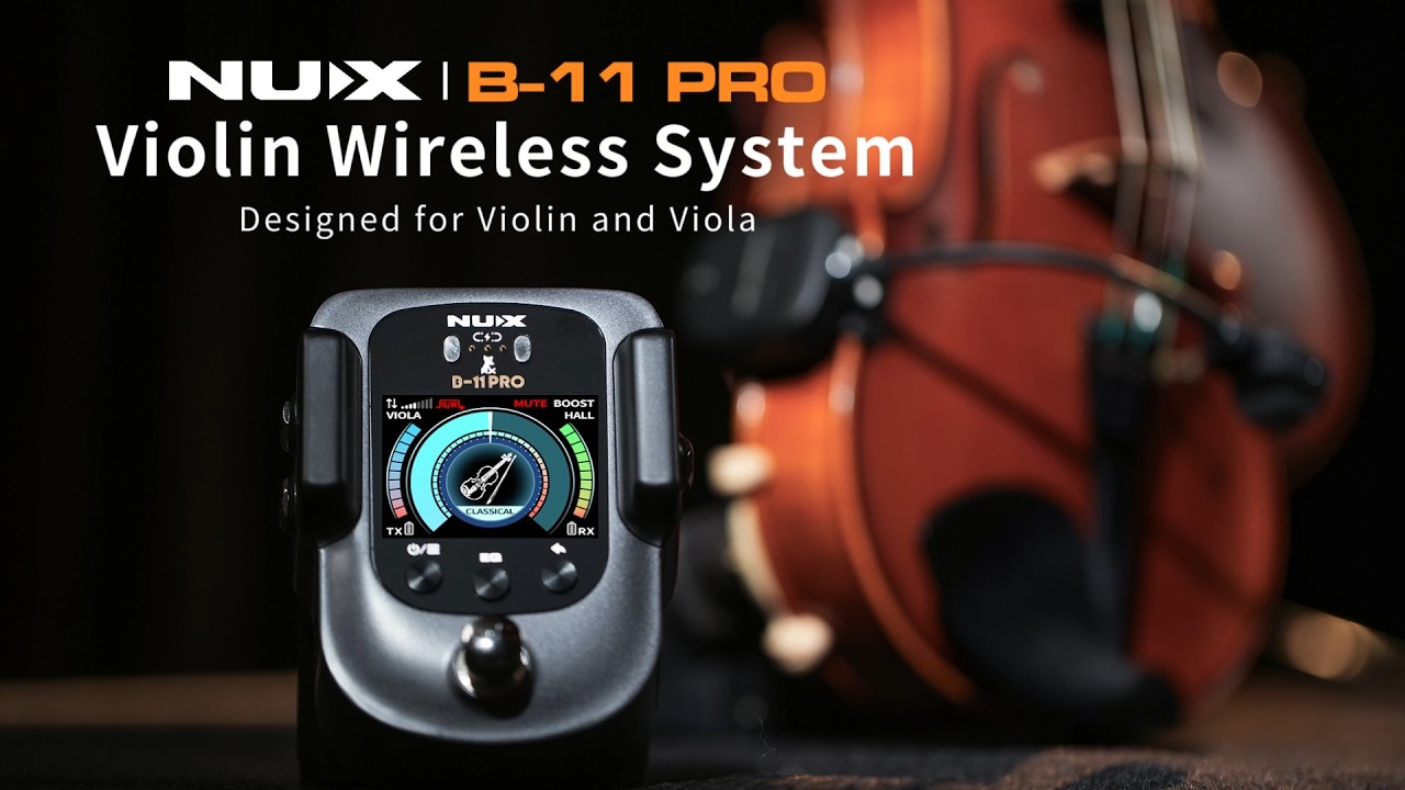 Introducing NUX B-11 PRO Violin/Viola Wireless System