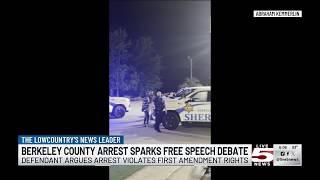 VIDEO: Man arrested at Berkeley County gas station says his First Amendment rights were violated