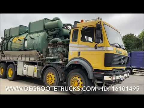 Degroote Trucks: Mercedes-Benz SK 3538 - 8x4 vacuum truck for sale