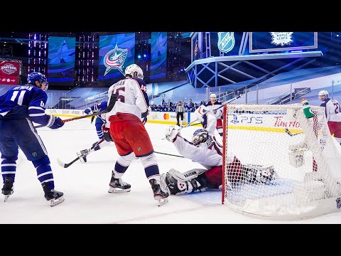 Korpisalo robs Matthews with the glove