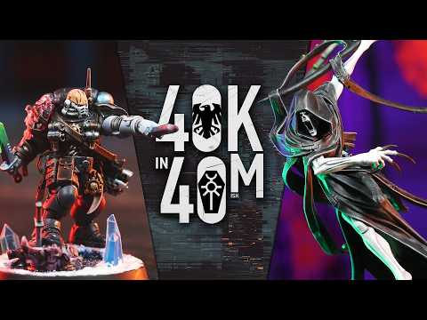 Pantheon of Woe Necrons vs Raven Guard - Warhammer 40k in 40m