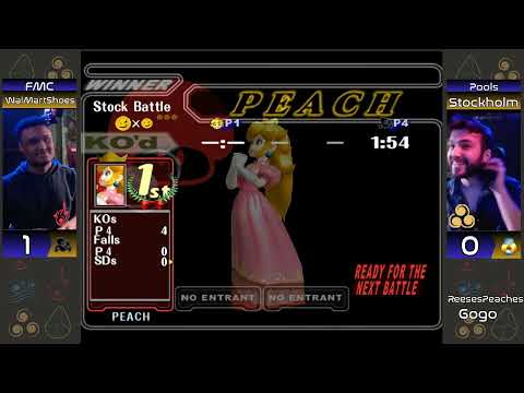 Florida Melee Circuit Season 2 Finals - WalmartShoes (G&W) Vs StockholmSyndrome (Peach/Sheik) - Div1
