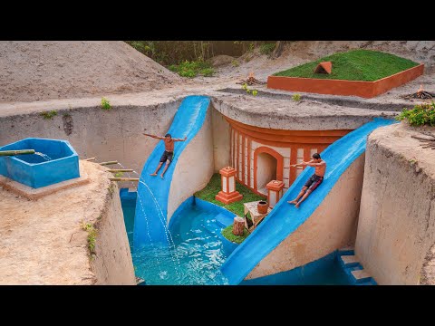 Amazing Talent & Skills | Build The Most Amazing Underground Waterslide Park into Luxury Underground