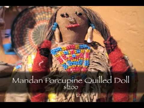 Frontier Plunder Indian Trading Post - Mandan Porcupine Quilled Doll