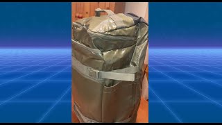 Rugged and Attractive Rolling Duffel Style Travel or Camping Bag - 70 Liter Capacity!