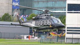 VIP HELICOPTERS COMPILATION LANDING AND TAKEOFF : Leonardo AW139, AW109, Airbus H135, EC120
