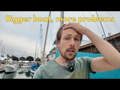 First week of the refit of a cheap 49ft performance catamaran