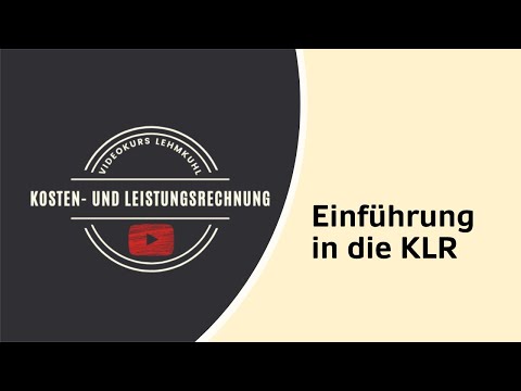 KLR Folge 1 -  Einführung in die KLR