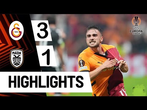 Galatasaray vs PAOK HIGHLIGHT
