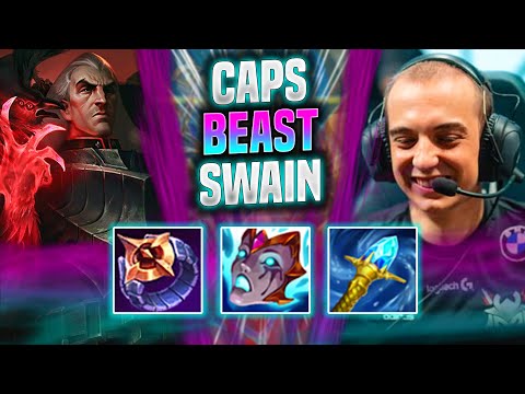 CAPS IS A BEAST WITH SWAIN! - G2 Caps Plays Swain Mid vs Zoe! | Season 2022