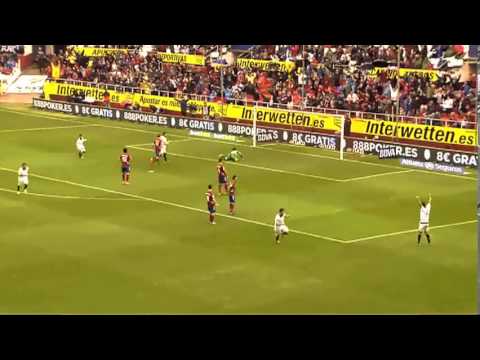 Gol Coke Sevilla-Zaragoza 2-0