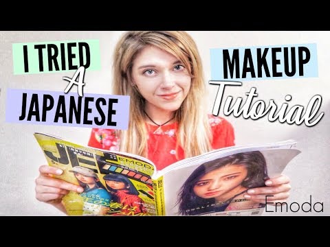 日本雑誌のメイクアップ講座をフォローしてみた// JELLY & EMODA (I TRIED FOLLOWING A JAPANESE MAGAZINE MAKEUP TUTORIAL// JELLY & EMODA)
