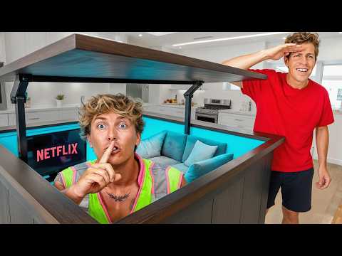 I Built a SECRET ROOM in My New House!