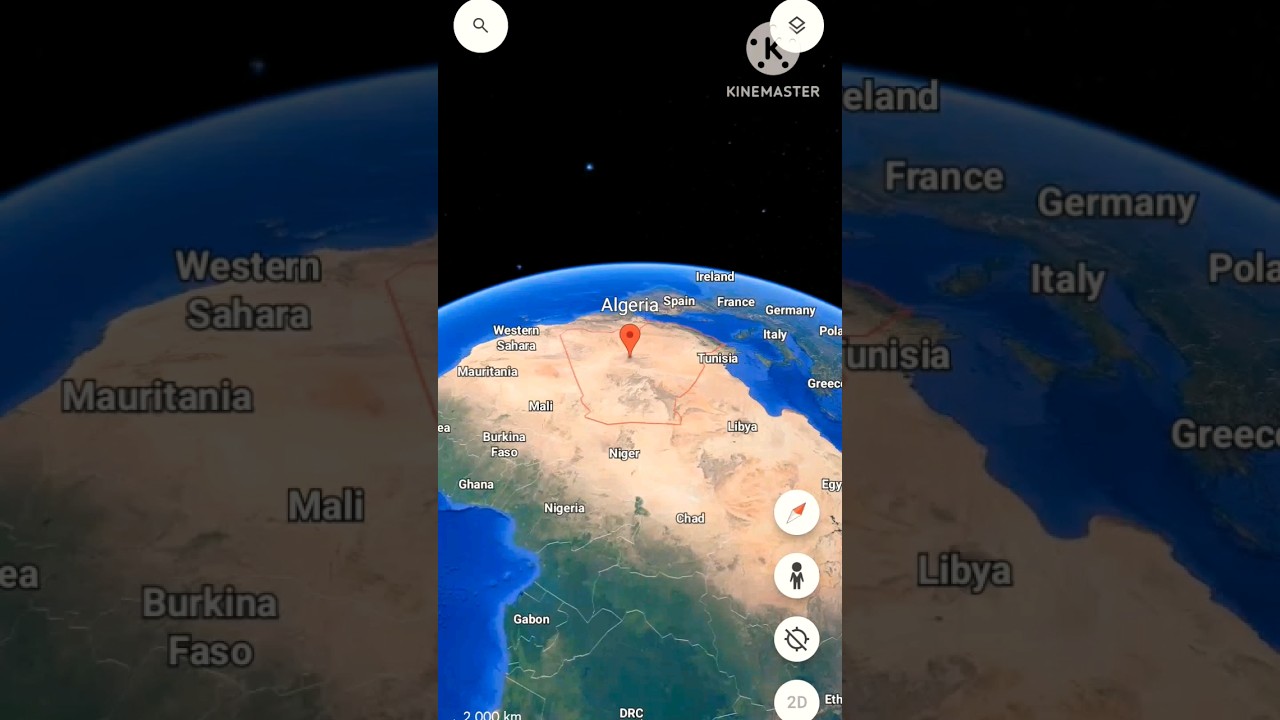 Algeria on Google earth 🌍 #shorts #shortsfeed #shortvideo #trending #viralvideo