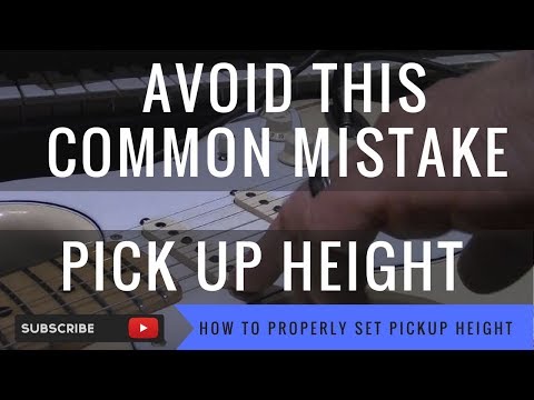 How to Set Stratocaster Pickup Height for Single Coils | Tone & Setup Guide