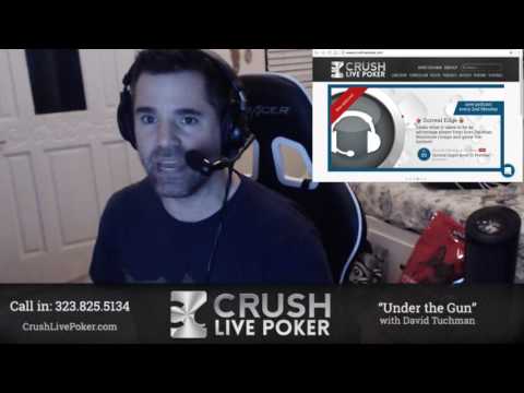 Poker Podcast; Under the Gun w David Tuchman #87 --  "How many Times do you Flush"