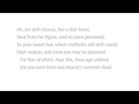 Shakespeare's Sonnet 104 – To Me, Fair Friend, You Never Can Be Old