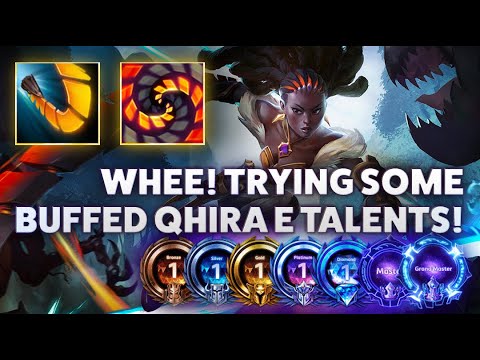 Qhira Unrelenting Strikes - WHEEE! TRYING SOME BUFFED QHIRA E TALENTS! - B2GM Season 7(Silver 4)