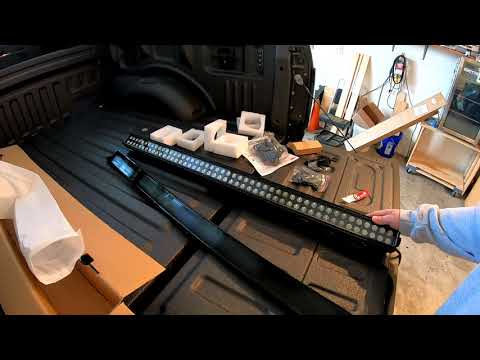 Rough Country 50" Black Series Light Bar - unboxing and mounting
