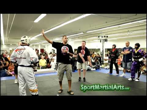 Cass Sigmon v Kyle Richards - Men's Team Sparring - 2012 New England Open