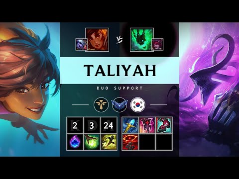 Taliyah Support vs Thresh - KR Diamond Patch 25.12