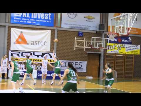 slovenska-kosarka.si: Še en koš Tine Jakovine (ŽKK Triglav)