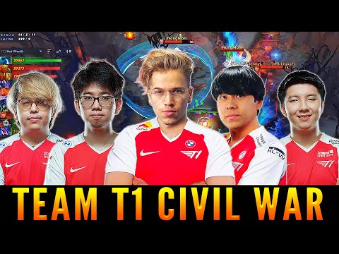 Team T1 Hard Practice in Ranked Against Each Other | TOPSON Grandmaster MORPHLING Gameplay | Dota 2