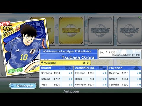 GACHA 150 DB ⚽️ TSUBASA OZORA JAPAN NATIONAL TEAM TRANSFER CAPTAIN TSUBASA DREAM TEAM