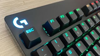 Logitech g pro x (Kailh blue switches) keyboard typing sound test Logitech g pro x (Kailh blue switches) keyboard typing sound test