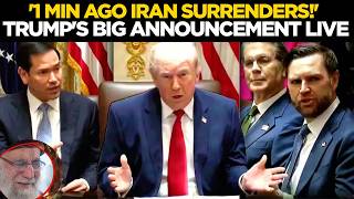 TRUMP IRAN ANNOUNCEMENT LIVE | President Trump Makes Major Statement From The White House | Trump