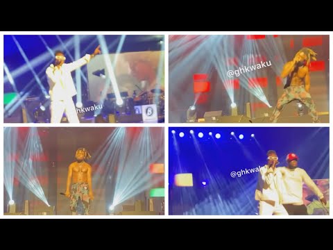 Kofi Jamar & Quamina MP Performance at the Rapperholic Concert 2021
